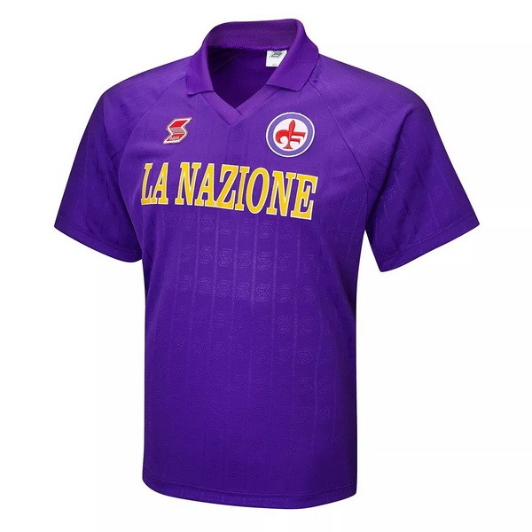 Camiseta Fiorentina 1ª Kit Retro 1989 1991 Purpura